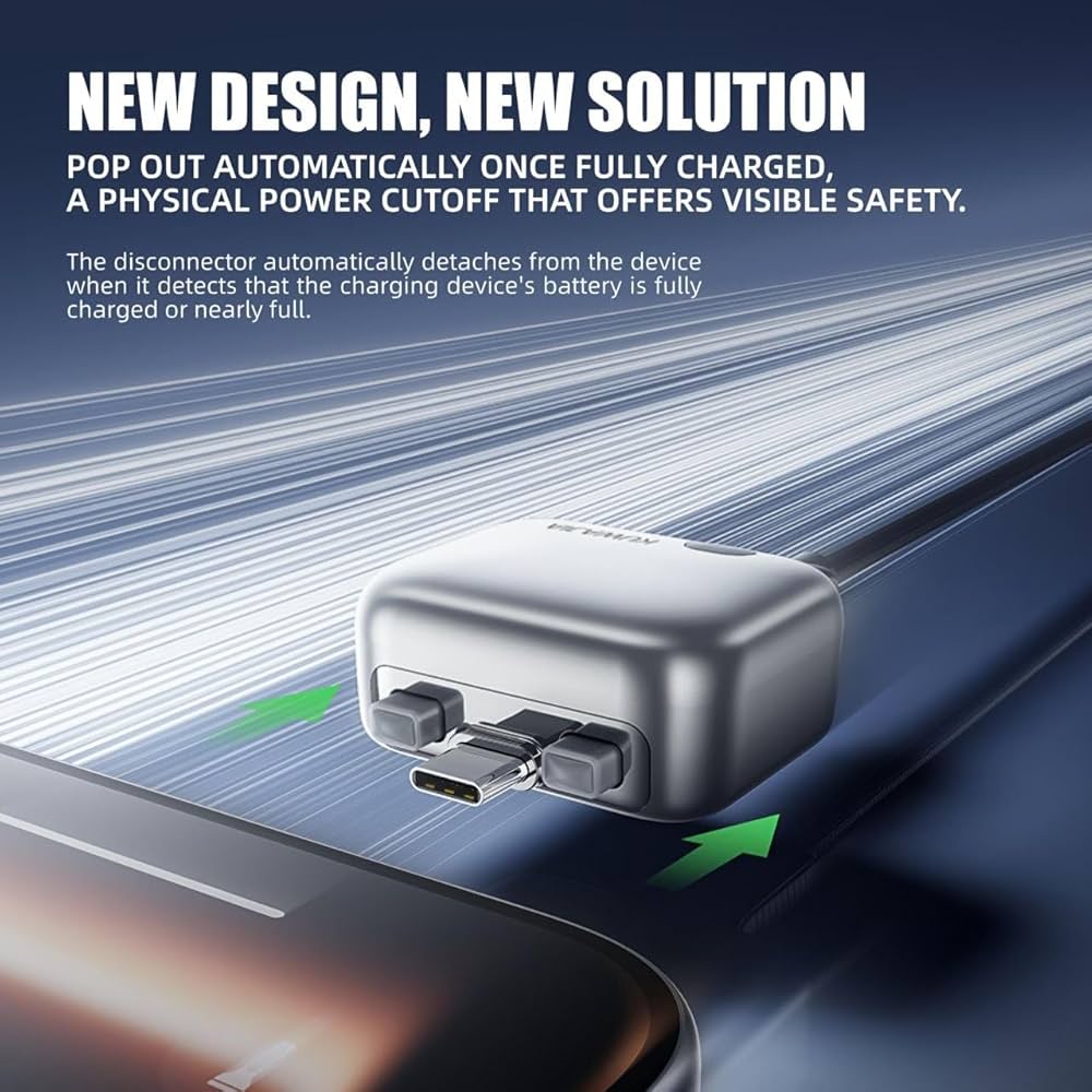 Smart Charger Adapter Auto Power Disconnector Guard