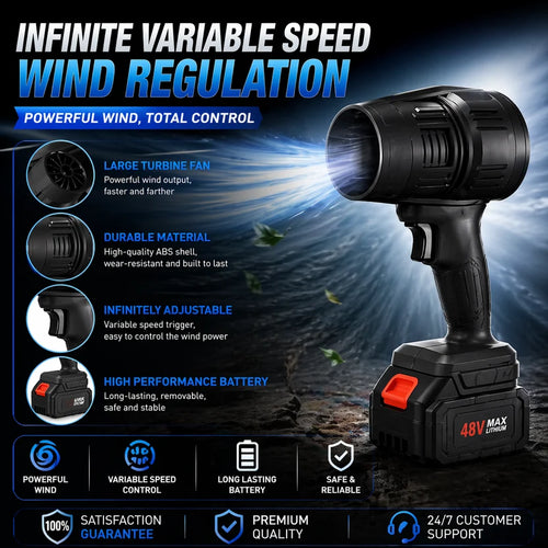 Heavy-Duty Cordless Electric Blower