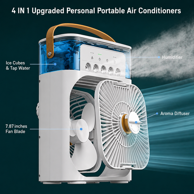 Air Cooler Fan Portable Humidifier Air Cooler Mist Fan Mini Cooler Mini Mist Spray Air Cooler