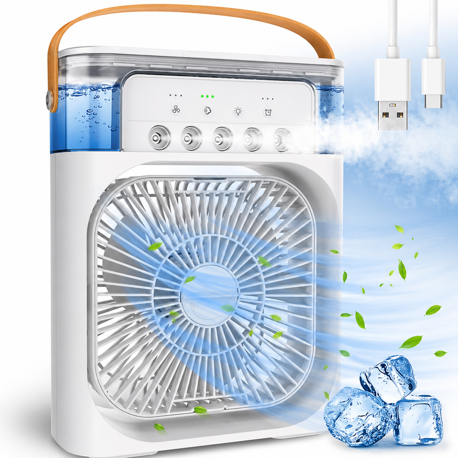 Air Cooler Fan Portable Humidifier Air Cooler Mist Fan Mini Cooler Mini Mist Spray Air Cooler