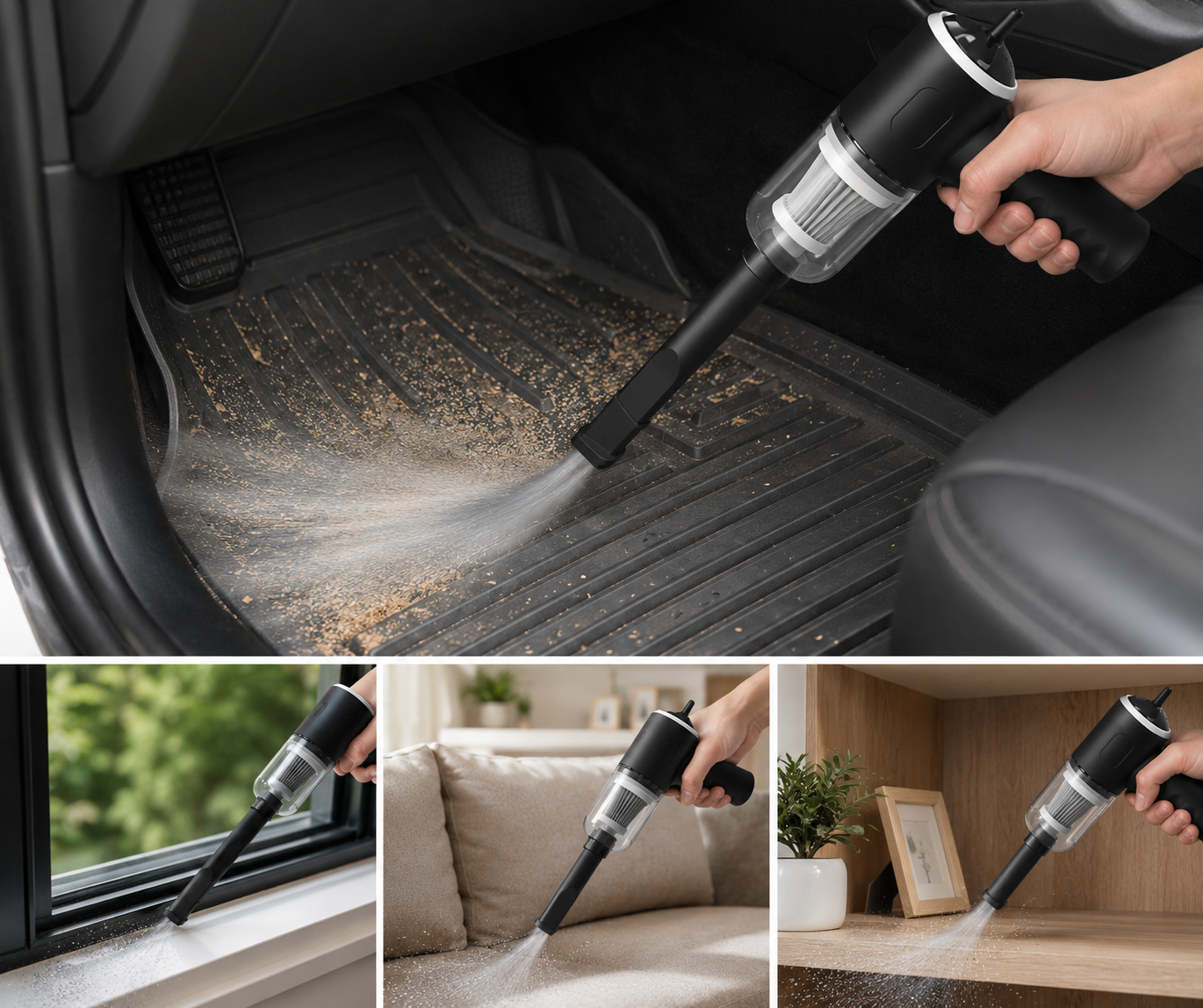 3 In 1 Car Vacuum Cleaner